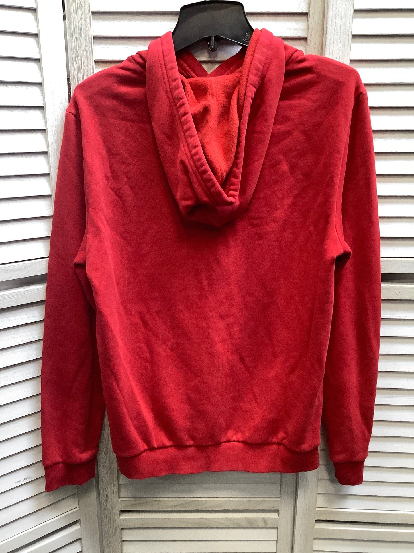 Red Sweatshirt Hoodie Calvin Klein, Size M