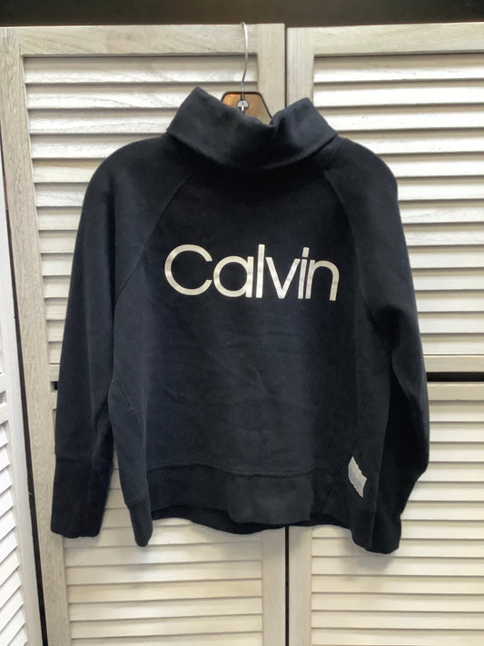 Sweatshirt Crewneck By Calvin Klein In Black, Size: S