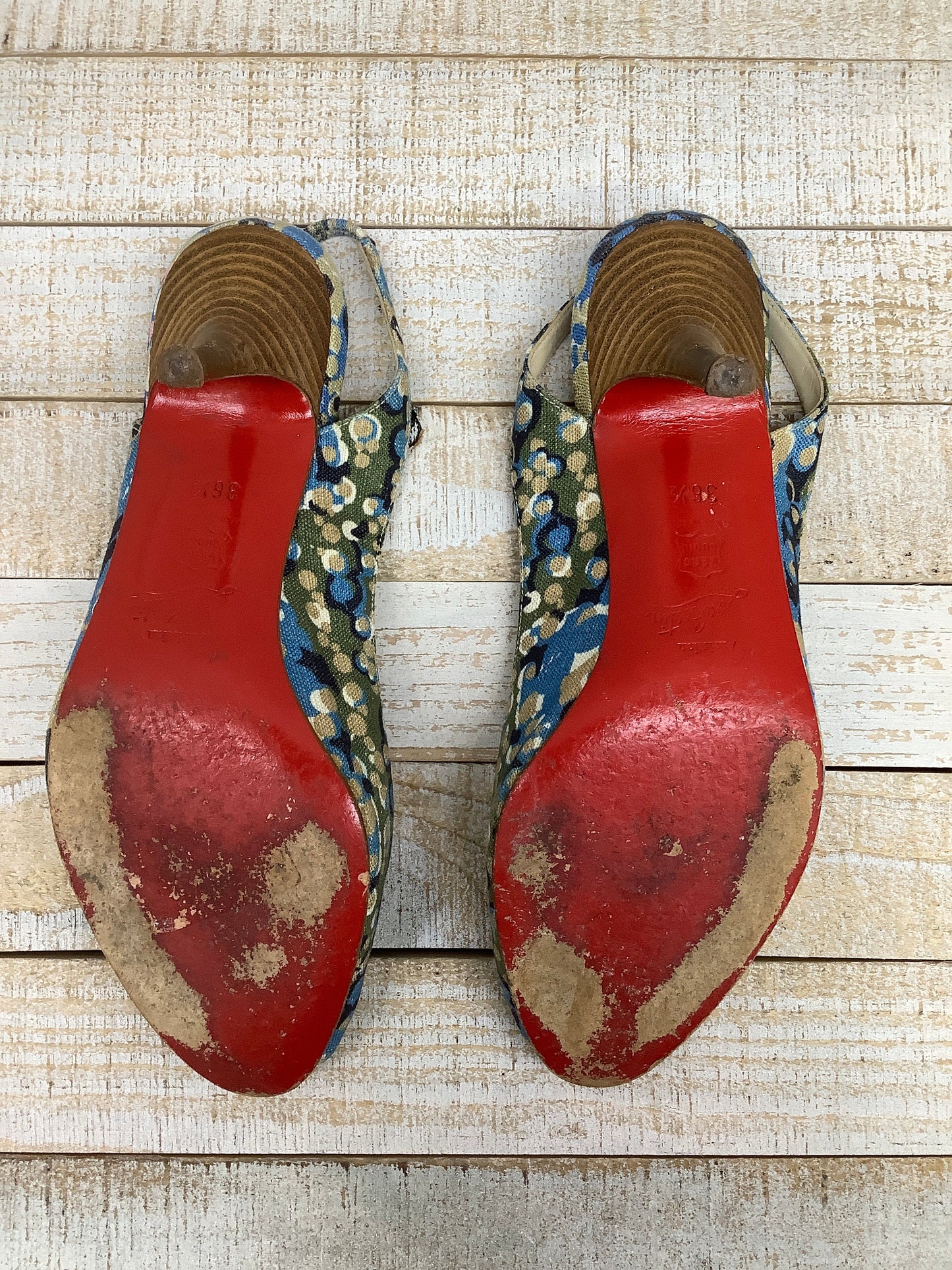 Sandals Heels Kitten By Christian Louboutin  Size: 6.5