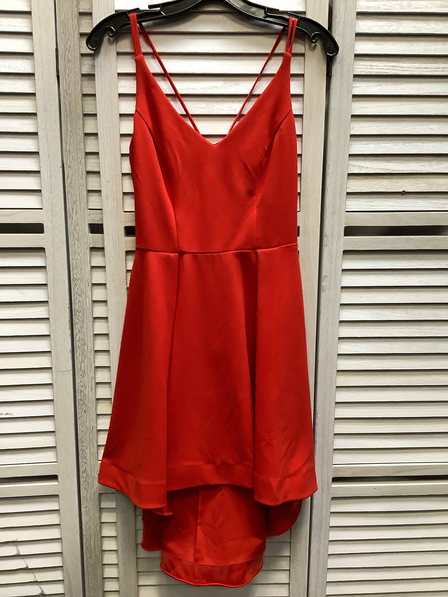 Red Dress Casual Short Clothes Mentor, Size 8