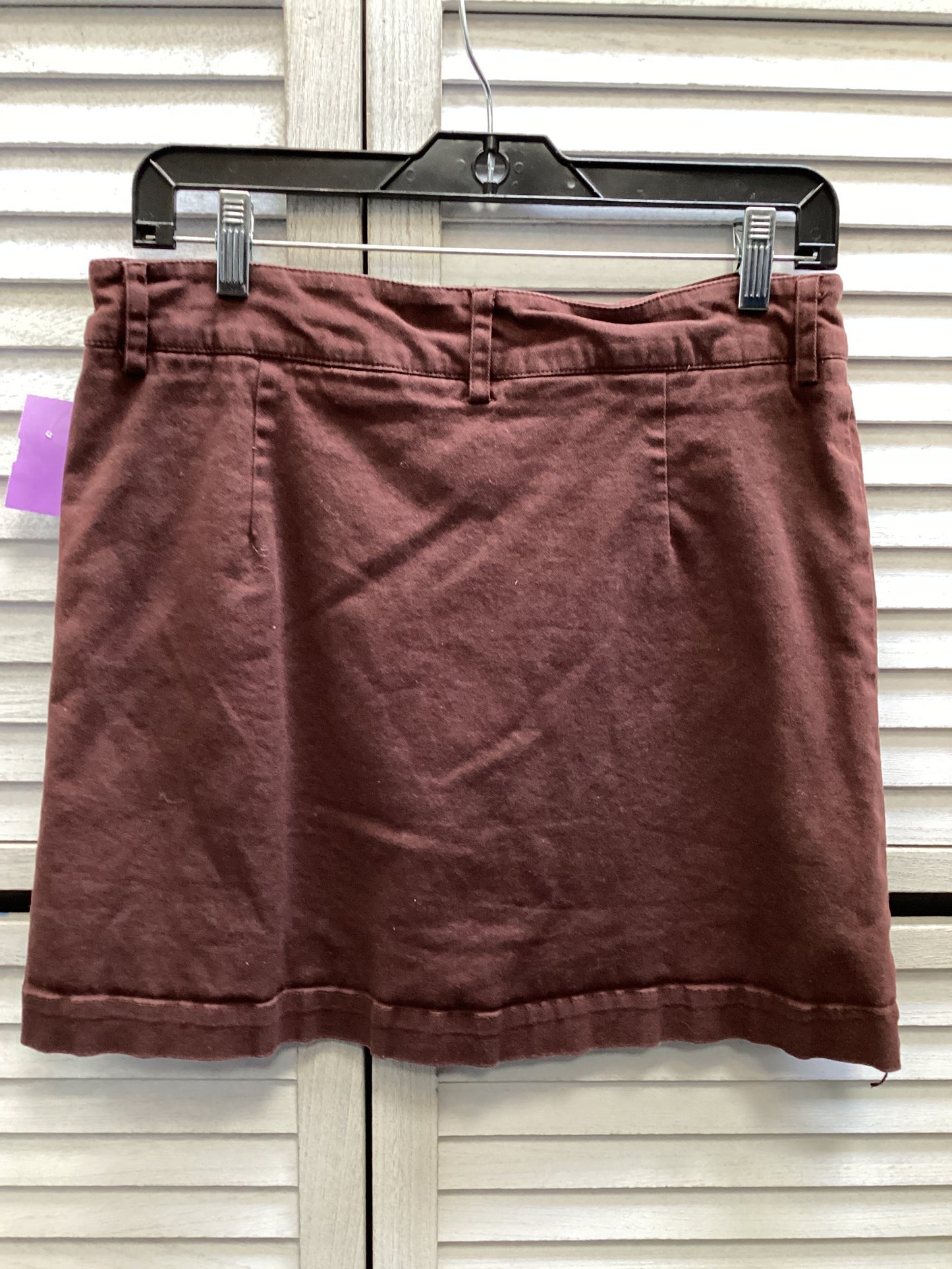 Skirt Mini & Short By Clothes Mentor In Brown, Size: 8