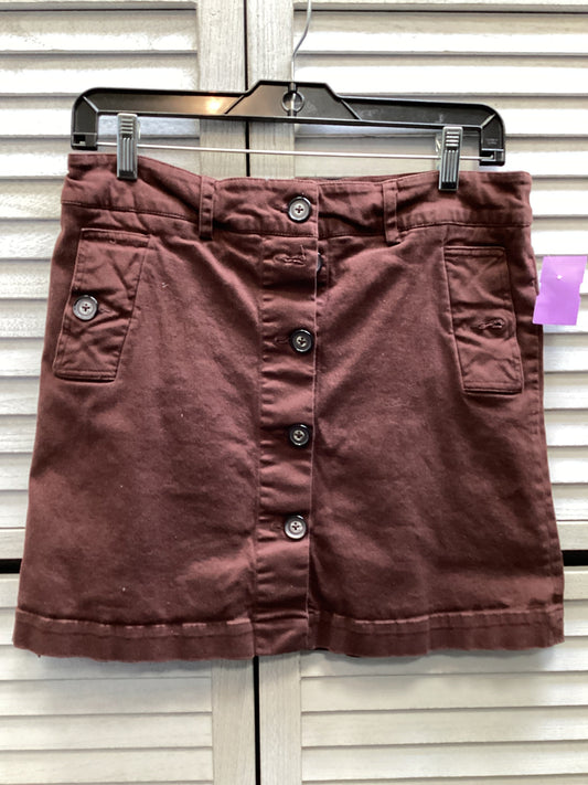 Skirt Mini & Short By Clothes Mentor In Brown, Size: 8