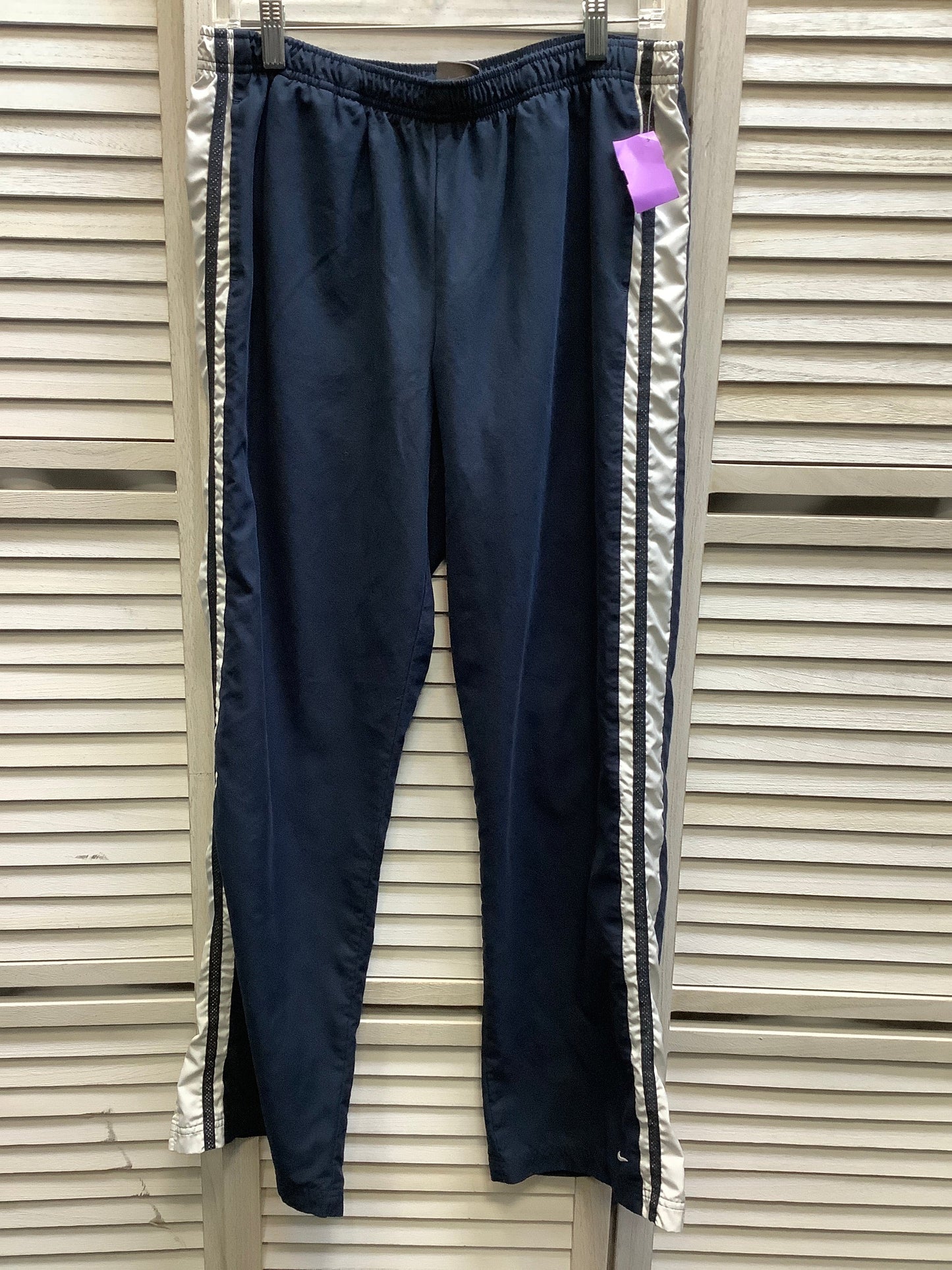 Navy Athletic Pants Nike, Size L