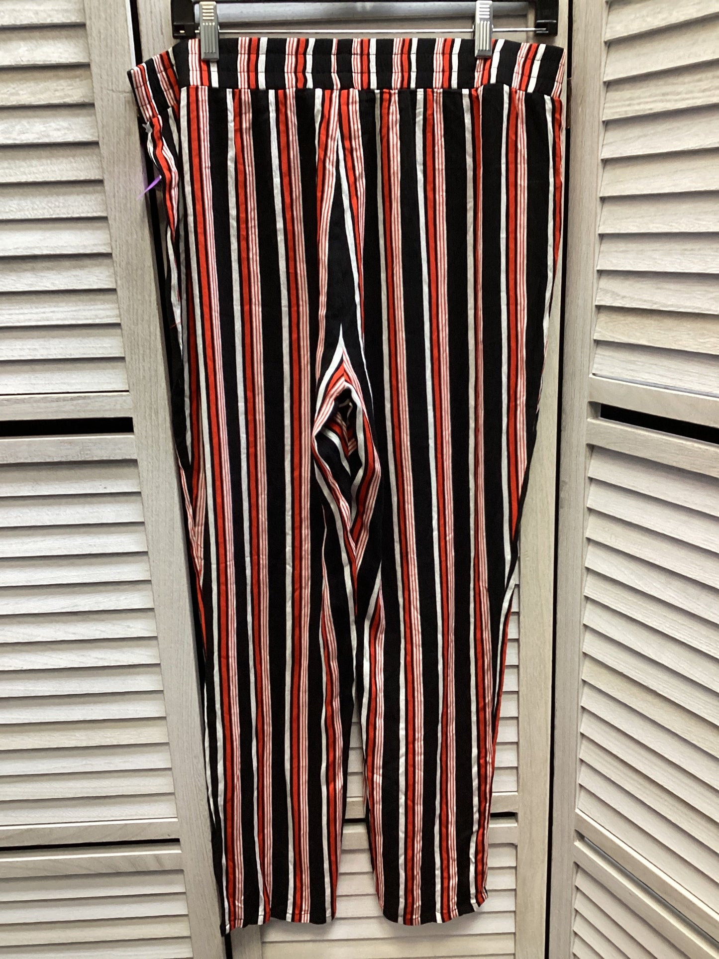 Pants Linen By 89th And Madison In Striped Pattern, Size: L