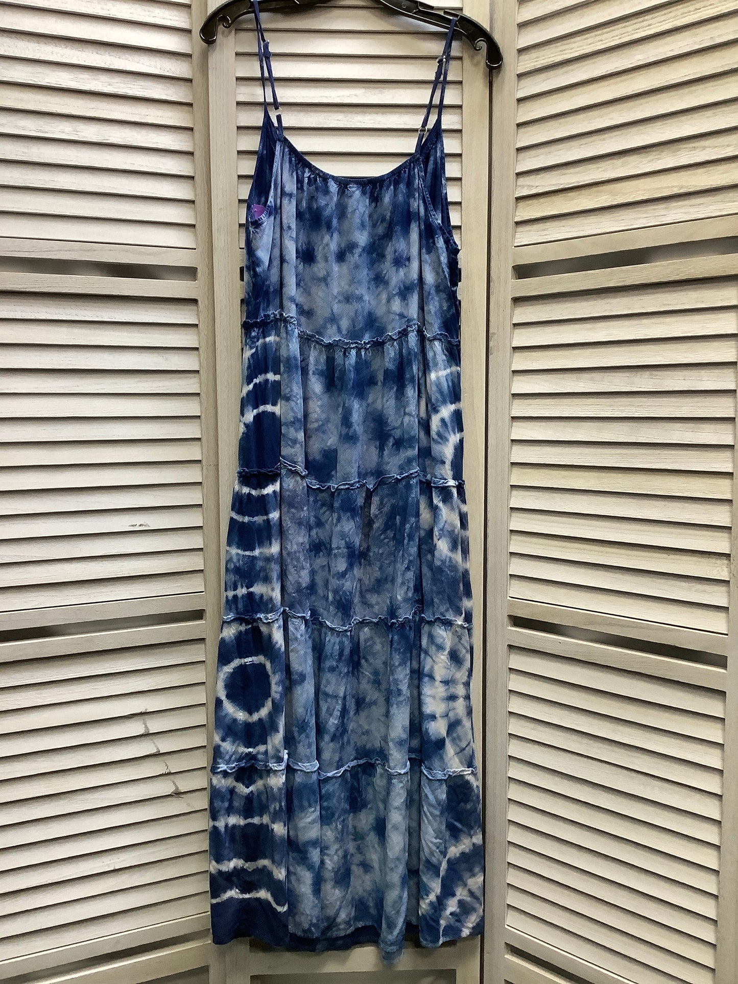 Blue Dress Casual Maxi Mlle Gabrielle, Size 3x