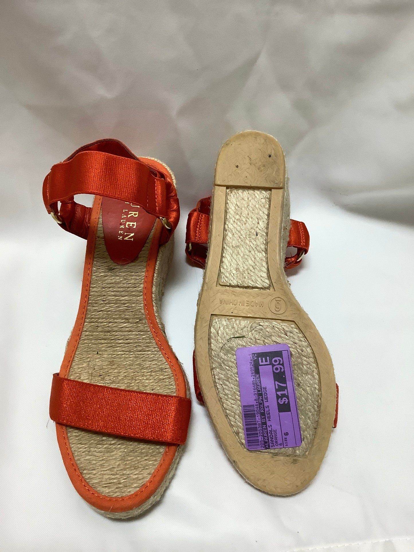 Sandals Heels Wedge By Lauren By Ralph Lauren  Size: 6