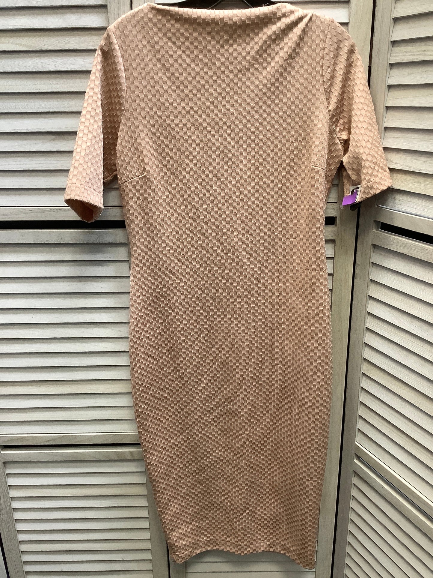 Dress Casual Midi By Zara In Pink, Size: L