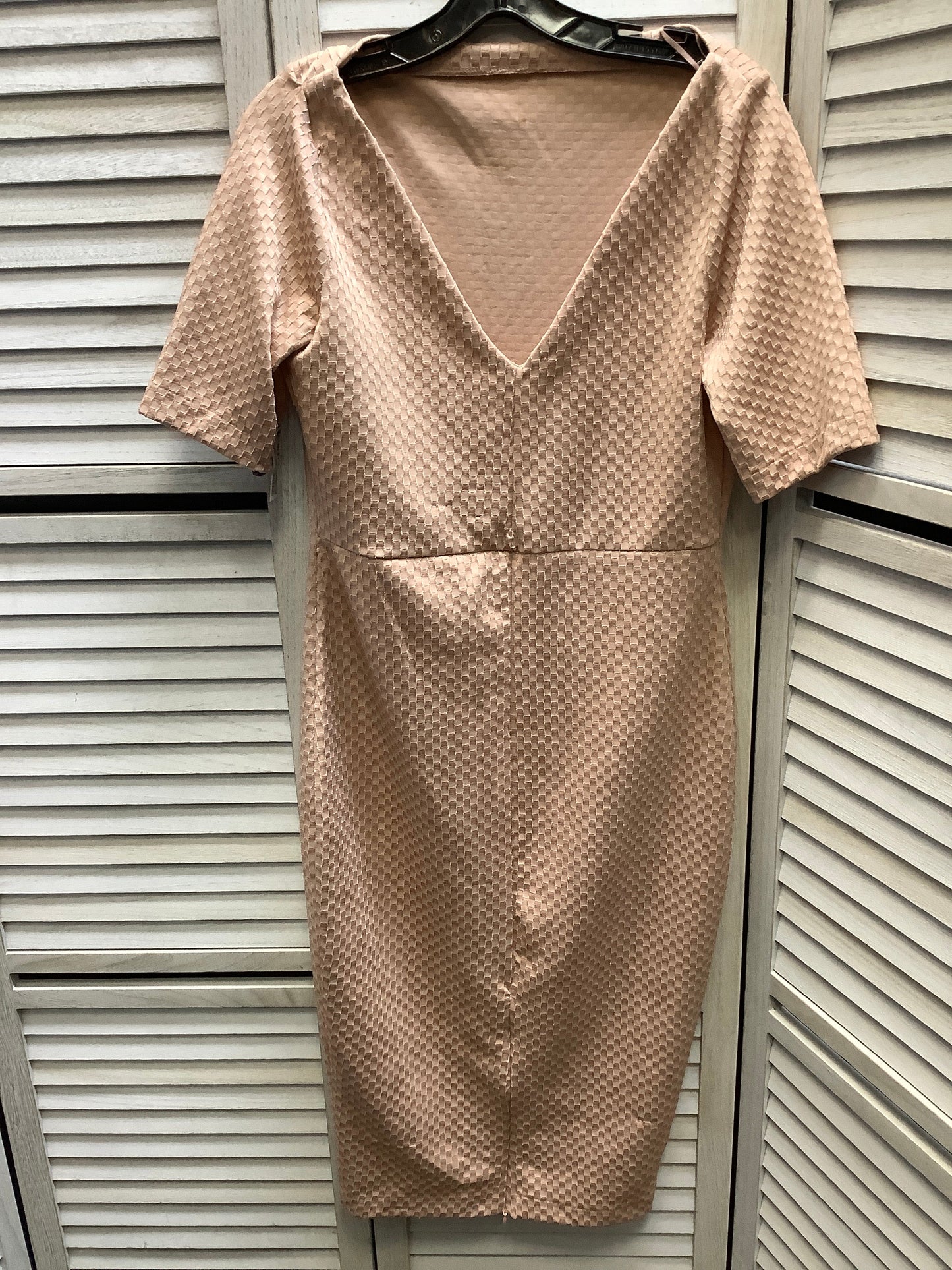 Dress Casual Midi By Zara In Pink, Size: L