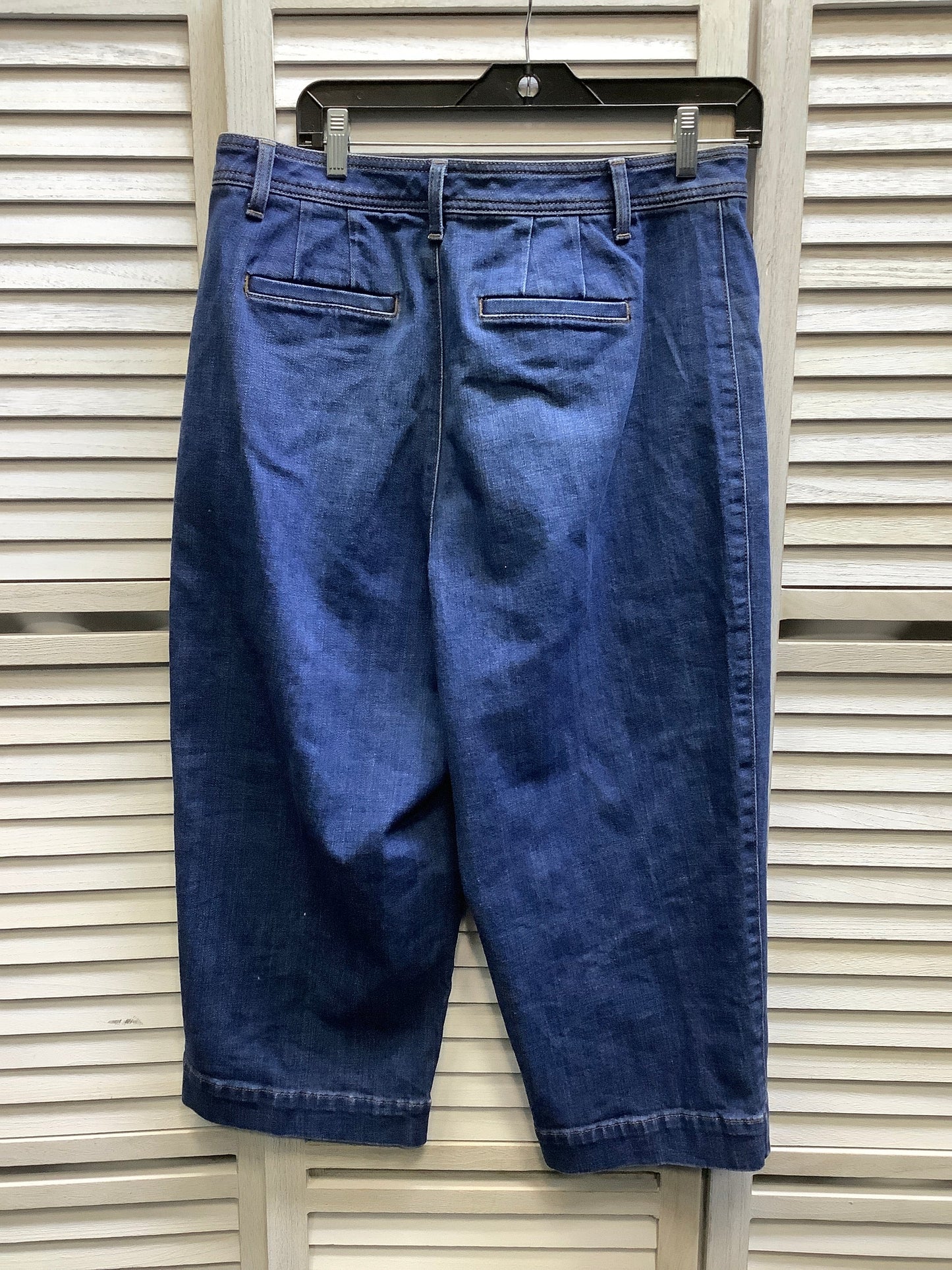 Blue Denim Jeans Wide Leg Talbots, Size 12