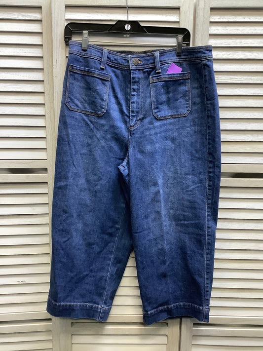 Blue Denim Jeans Wide Leg Talbots, Size 12