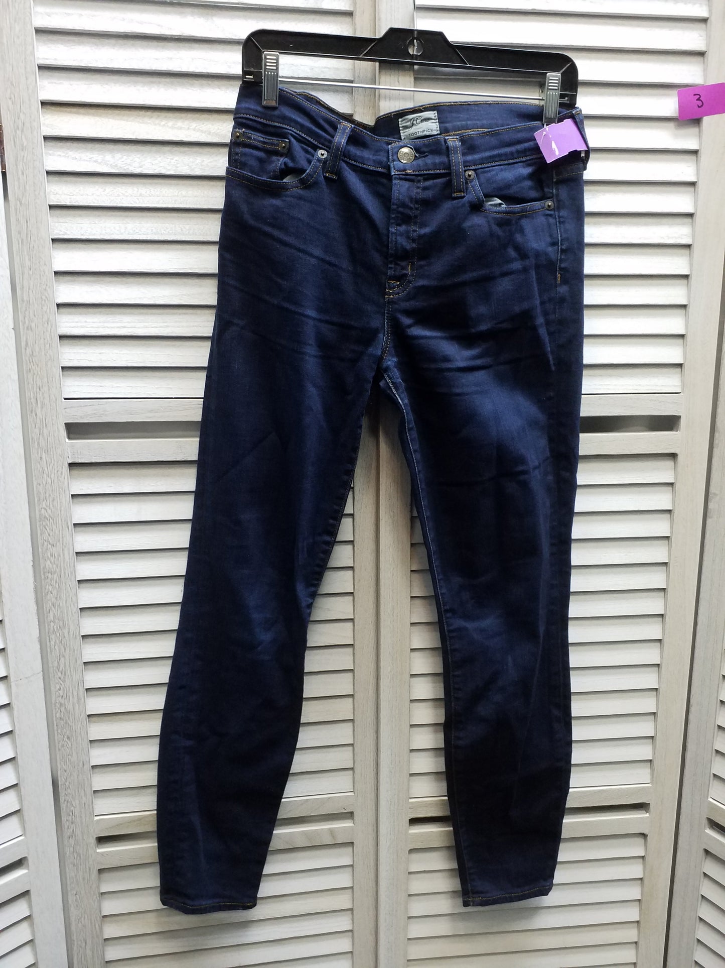 Blue Denim Jeans Skinny J. Crew, Size 8