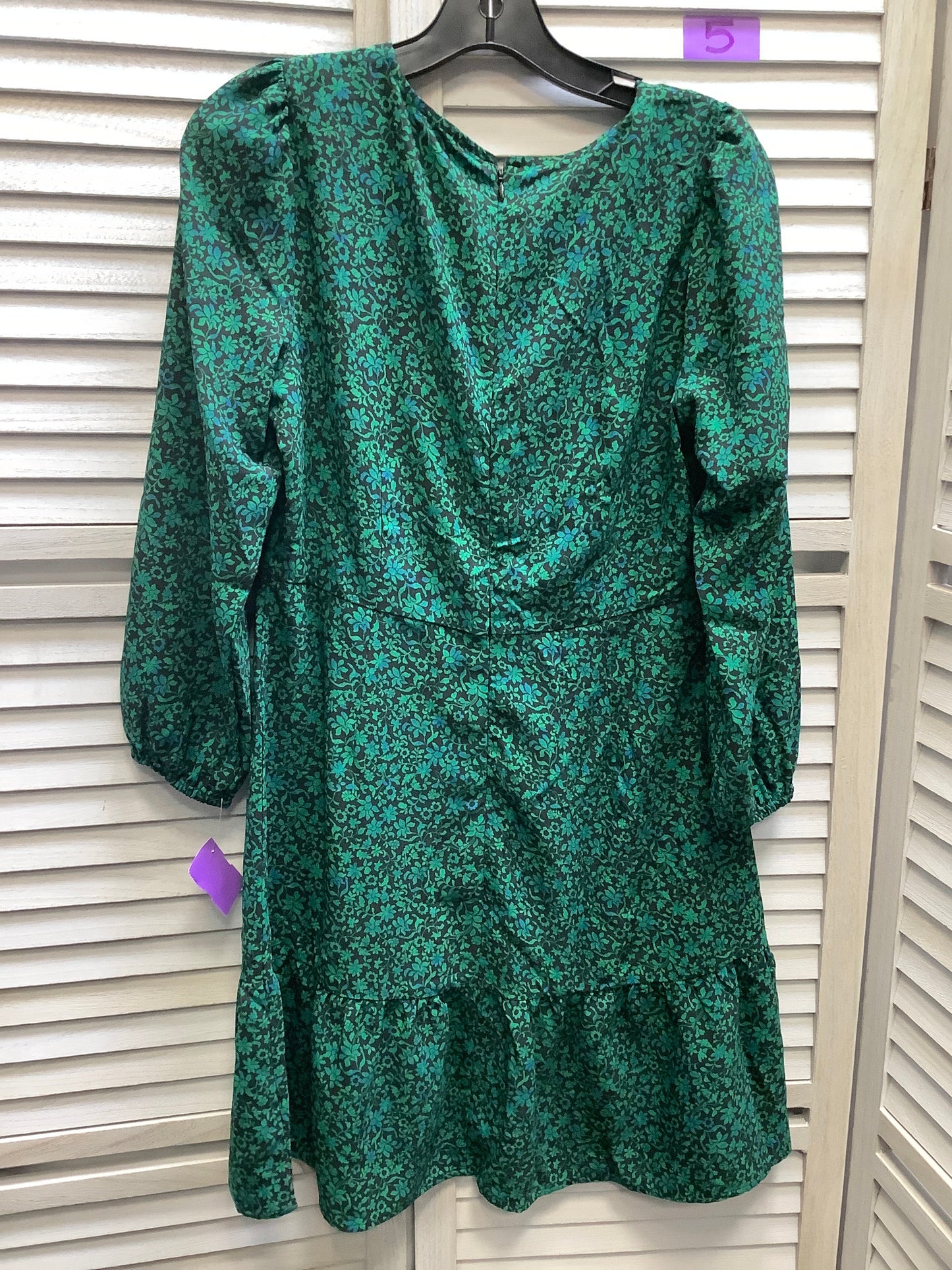 Green Dress Casual Short Ann Taylor, Size 8