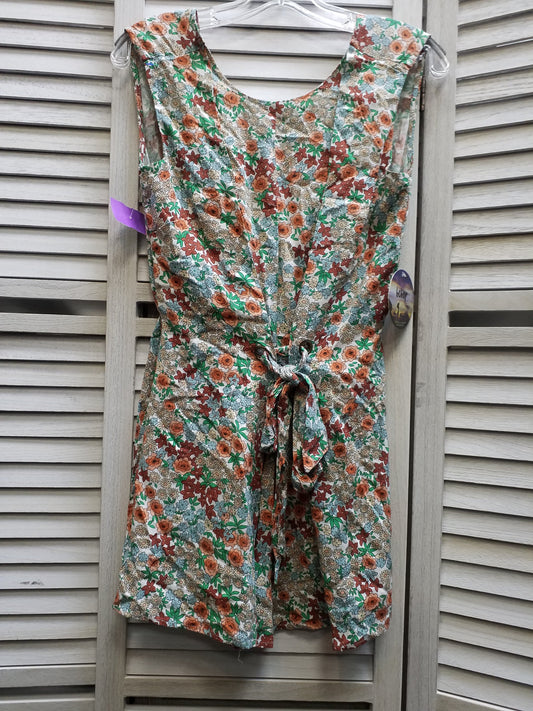 Floral Print Romper Bebop, Size M