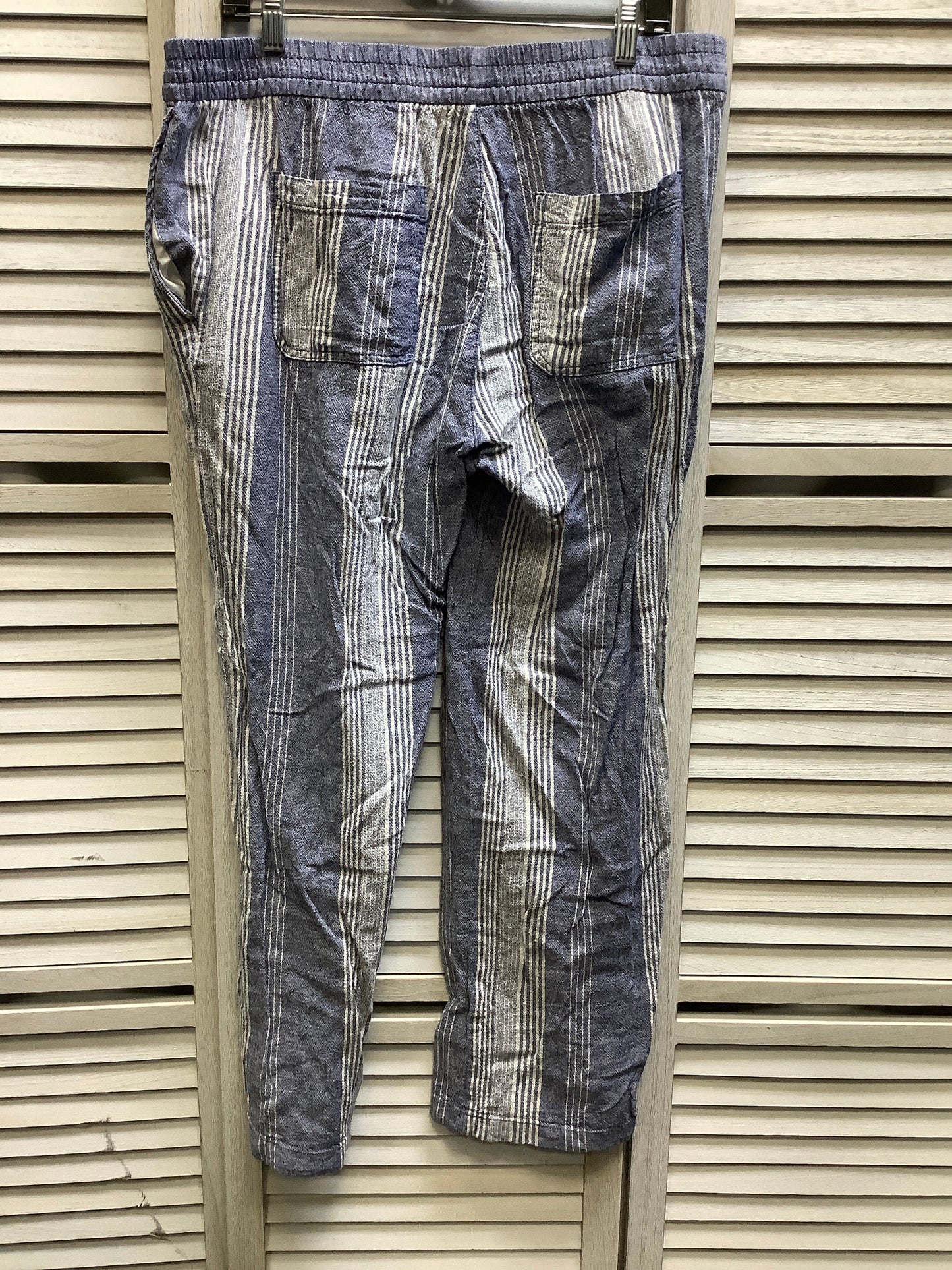 Striped Pattern Pants Linen Old Navy, Size L