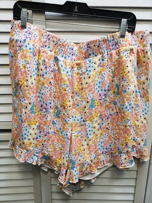 Floral Print Shorts Torrid, Size 1x