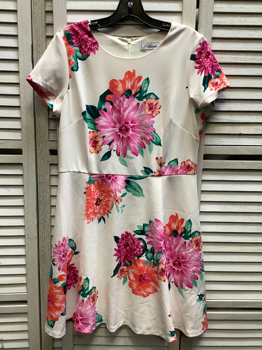 Floral Print Dress Casual Short Clothes Mentor, Size 14