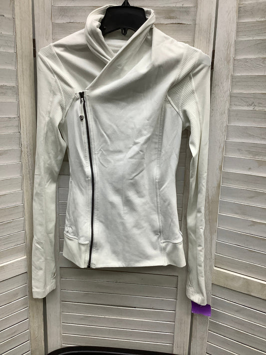 White Athletic Jacket Lululemon, Size 4