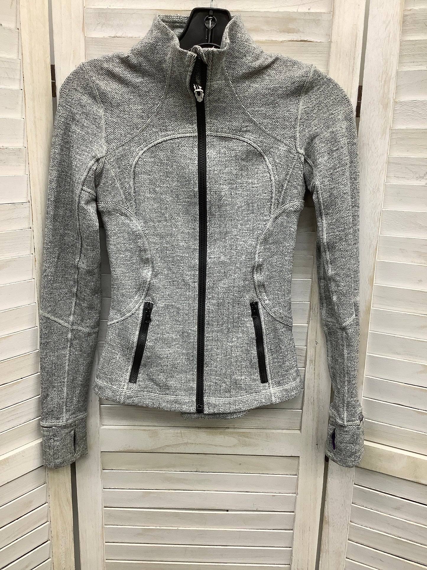 Grey Athletic Jacket Lululemon, Size 2