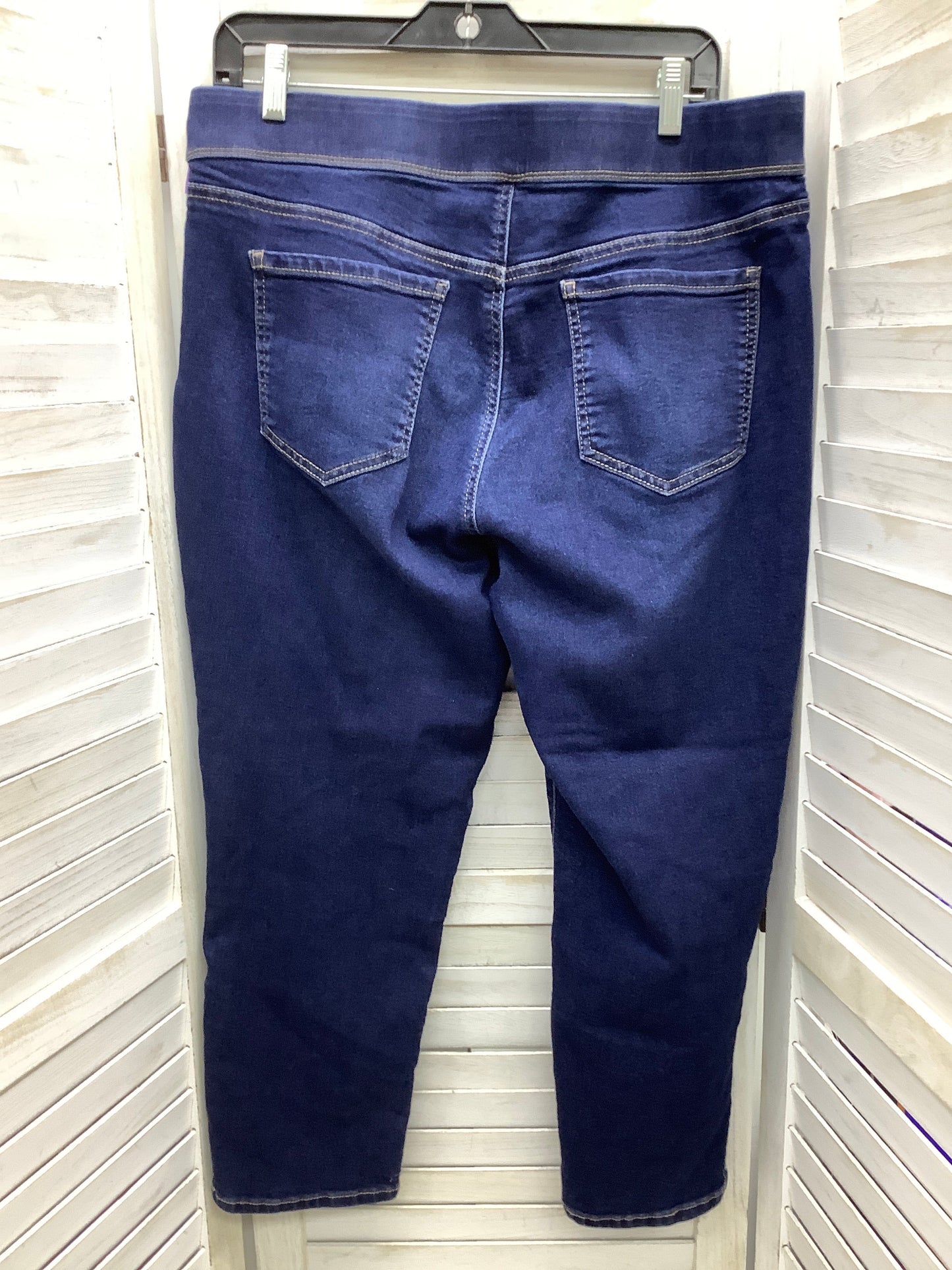 Blue Denim Jeans Cropped Gloria Vanderbilt, Size 14