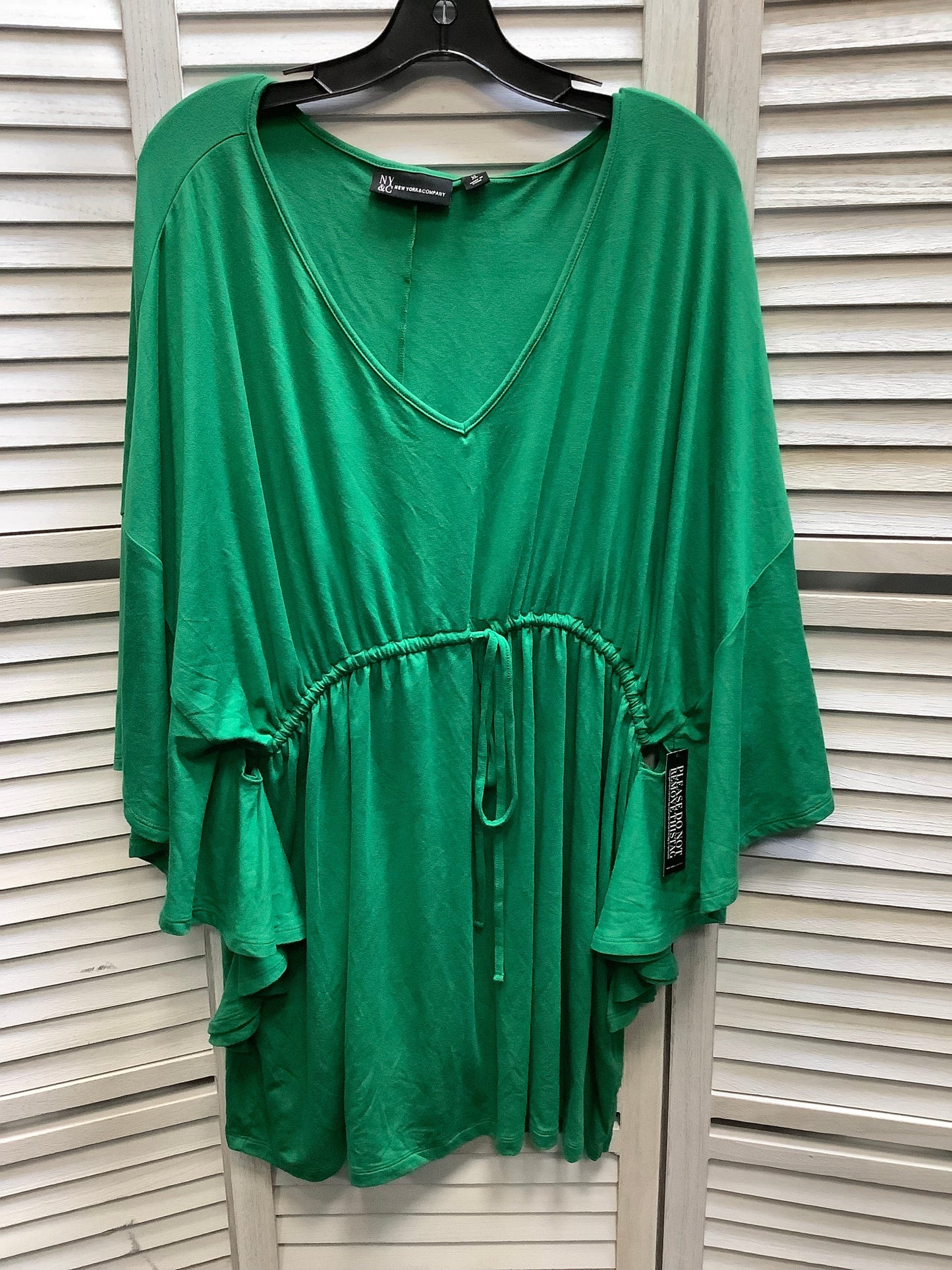 Green Dress Casual Short New York And Co, Size Xl