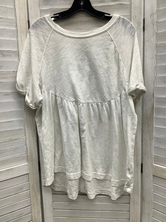 Top Short Sleeve By American Eagle In White, Size: M