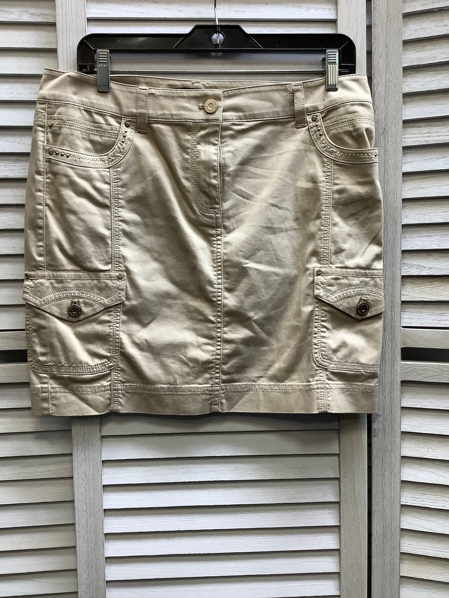 Beige Skirt Midi White House Black Market, Size 6