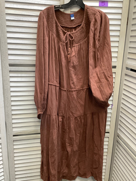 Brown Dress Casual Short Old Navy, Size 2x