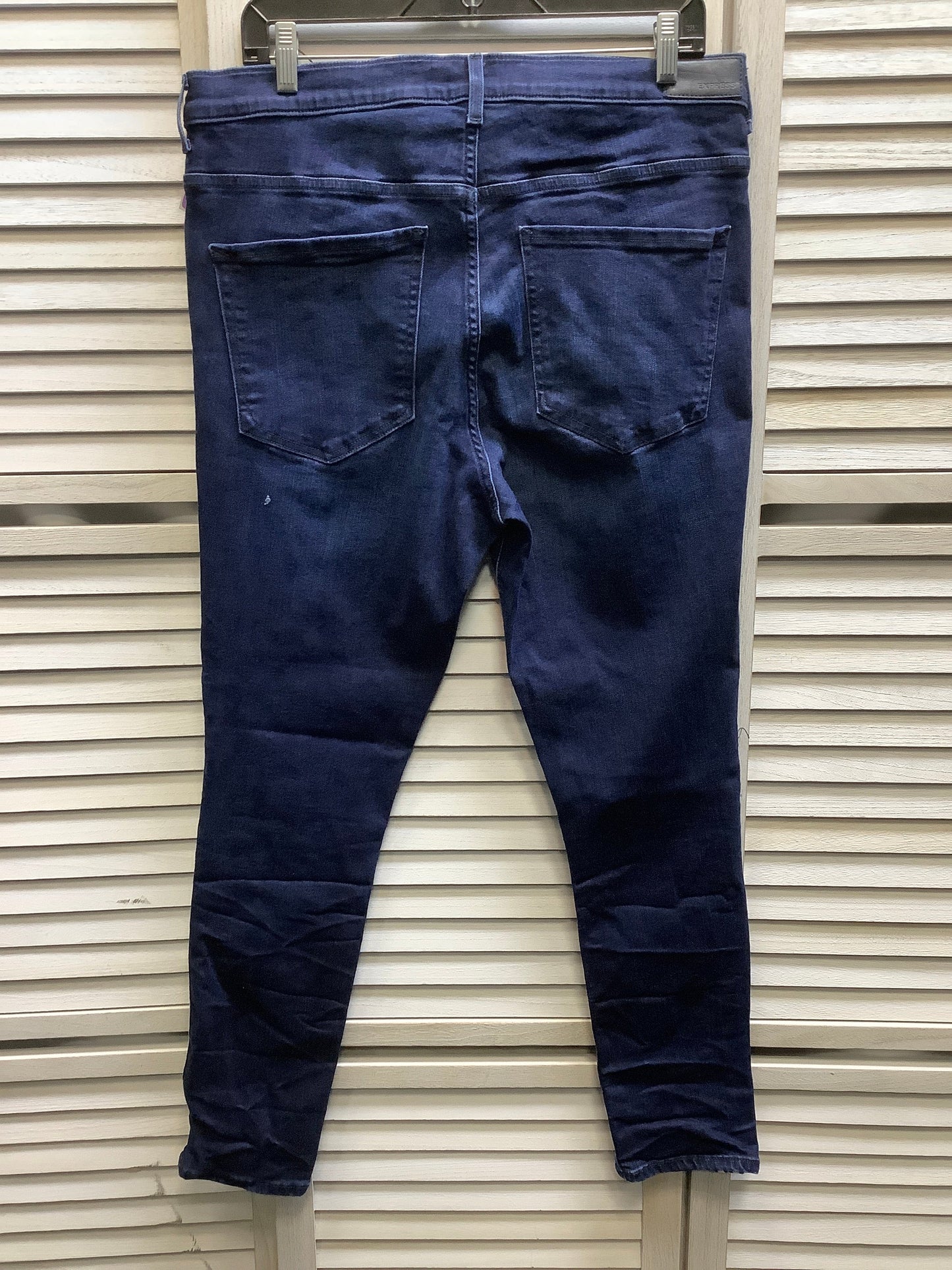 Blue Denim Jeans Skinny Express, Size 14