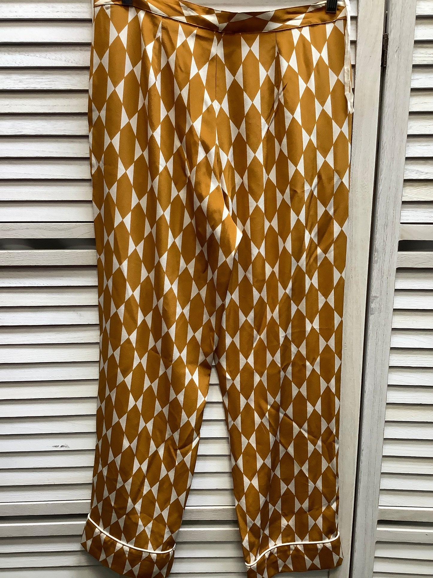 Geometric Pattern Pants Designer Tory Burch, Size 2