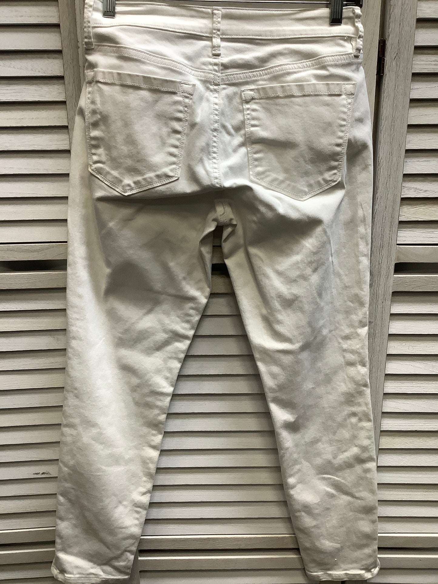 White Denim Jeans Skinny Loft, Size 0