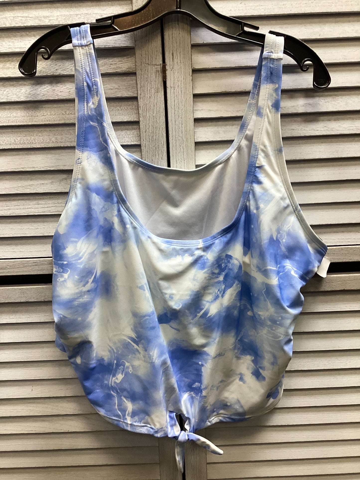 Swimsuit Top By Clothes Mentor In Blue, Size: 3x