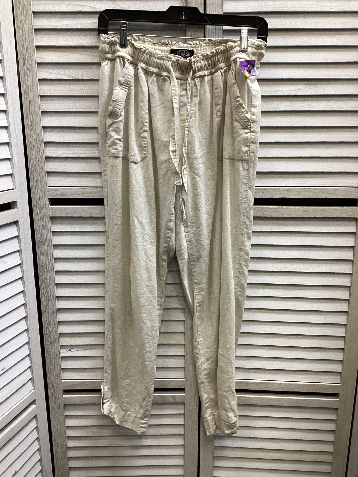 Pants Linen By Clothes Mentor In Tan, Size: S