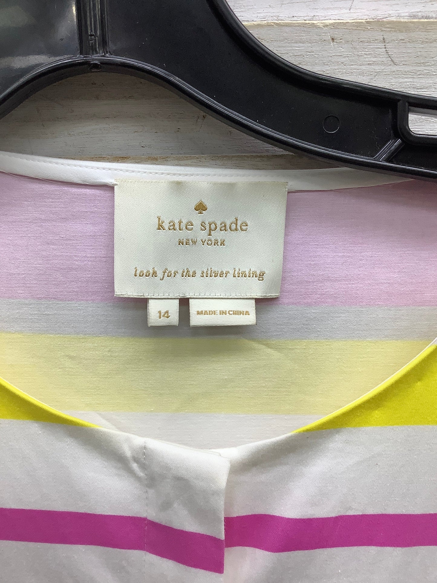 Multi-colored Dress Designer Kate Spade, Size 14