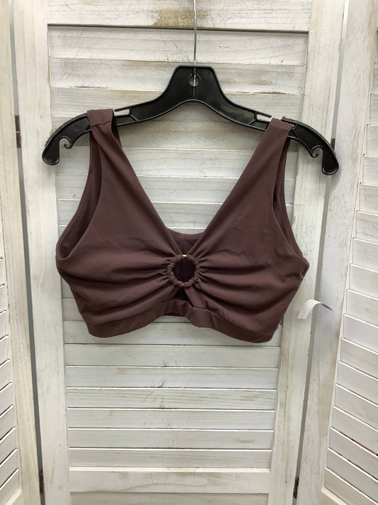 Brown Athletic Bra Gym Shark, Size L