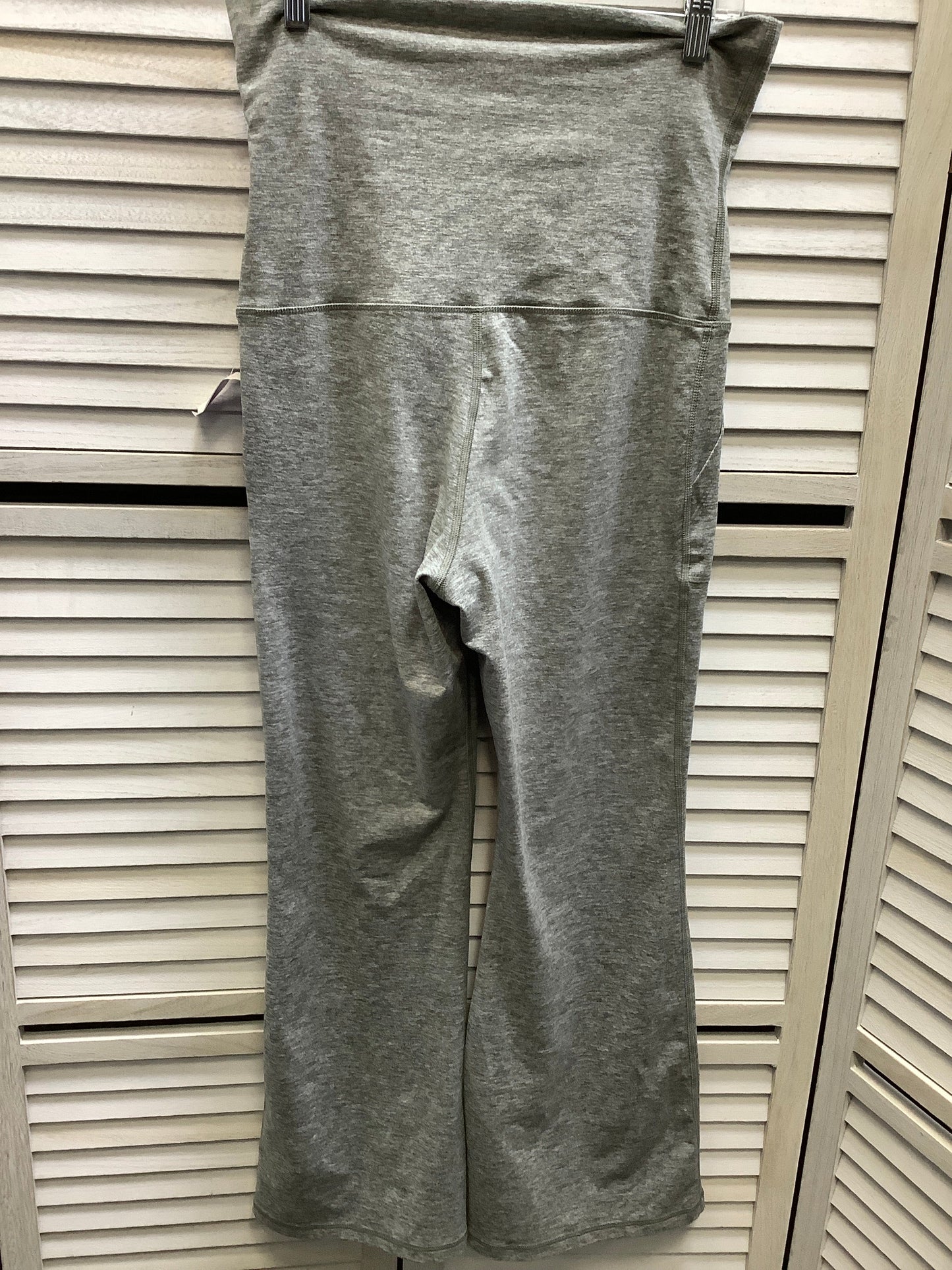 Athletic Leggings By Aerie In Grey, Size: L