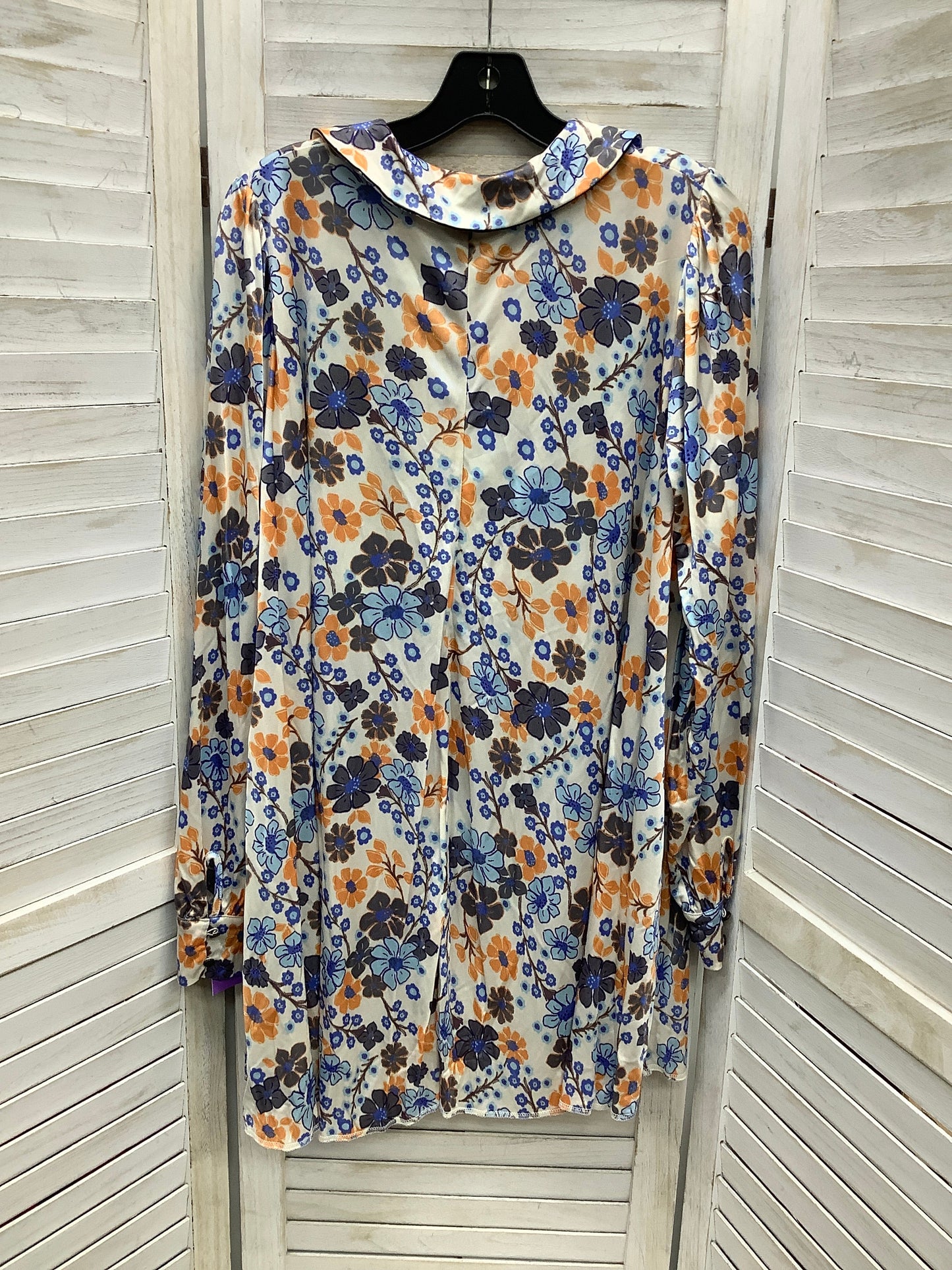 Floral Print Dress Casual Short Free People, Size M