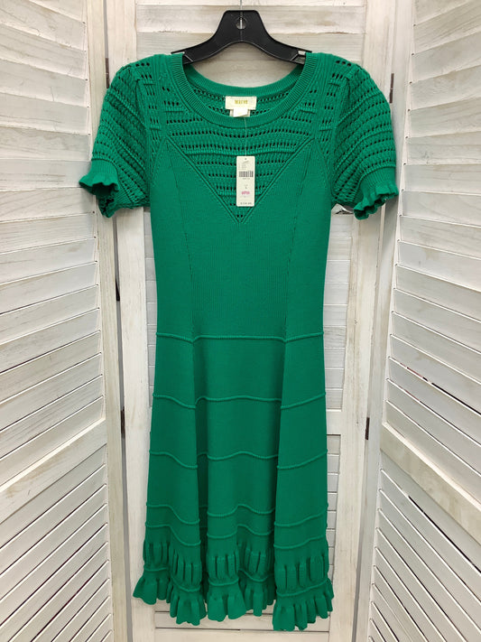 Green Dress Casual Short Maeve, Size S