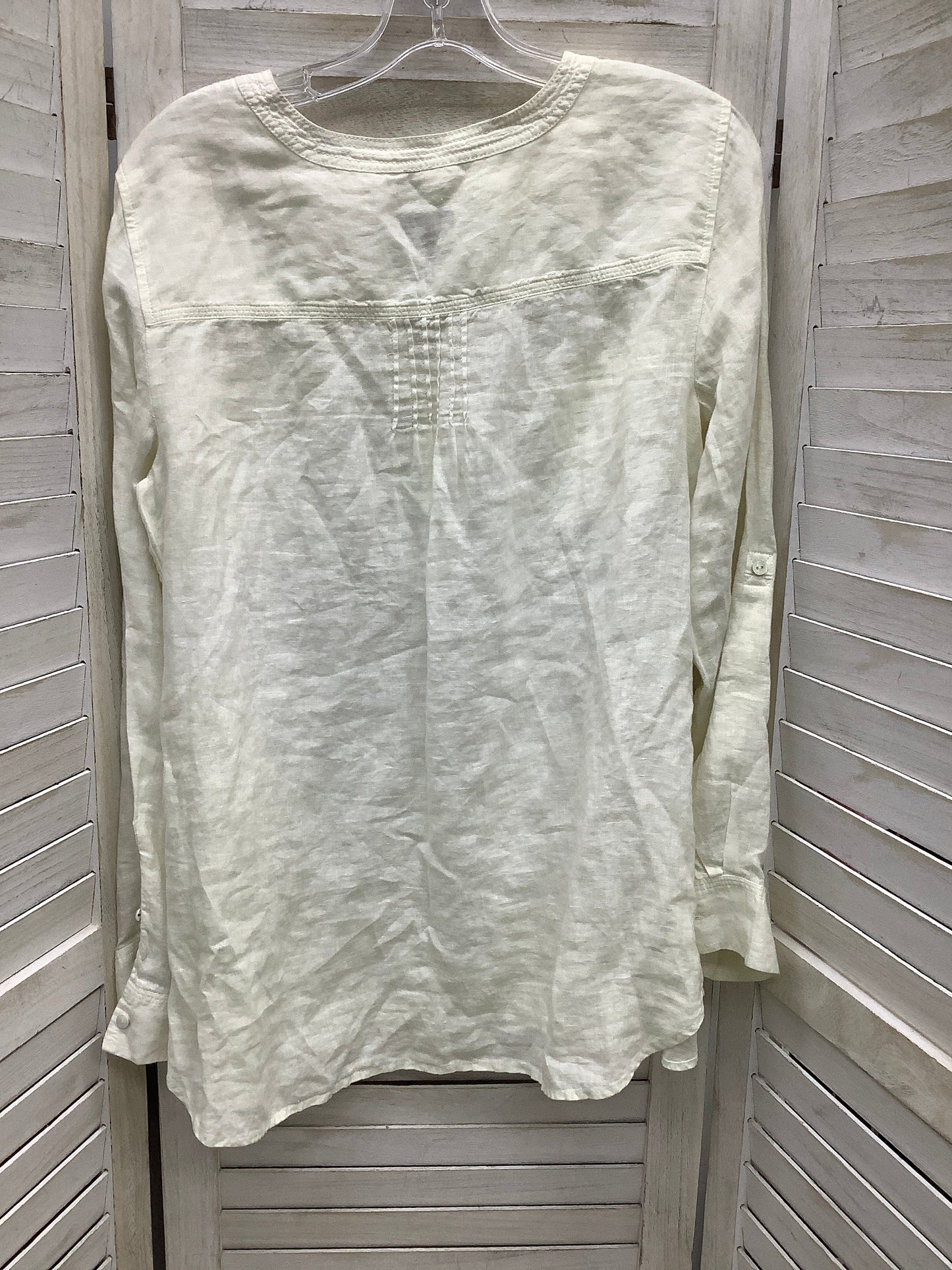 White Top Long Sleeve Talbots, Size L