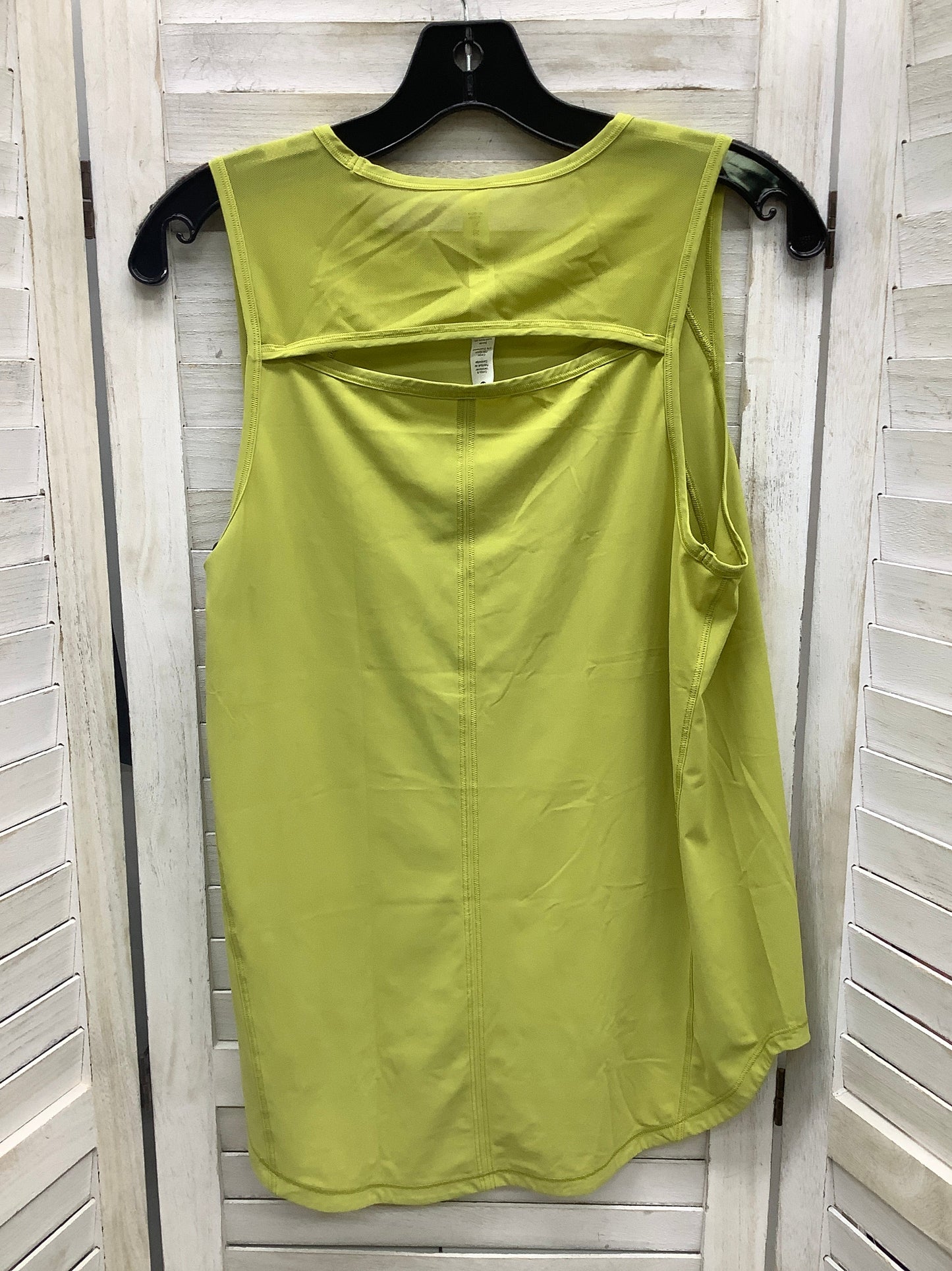 Green Athletic Tank Top Lululemon, Size 8