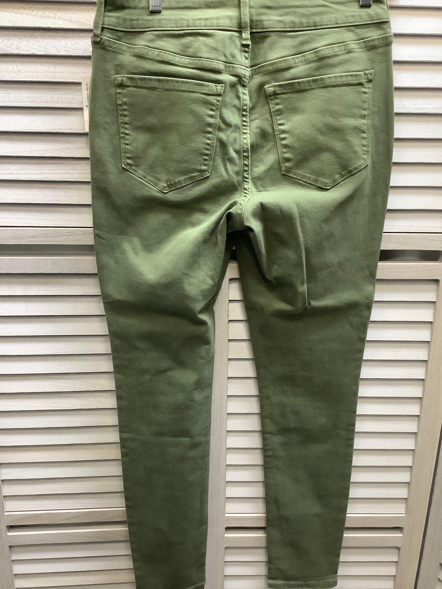 Green Denim Jeans Skinny Old Navy, Size 8