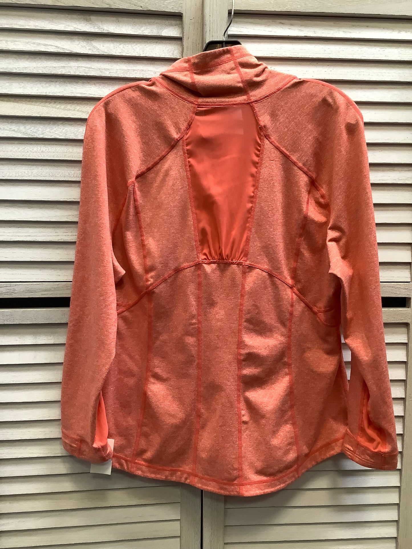 Athletic Jacket By Zella In Peach, Size: Xl