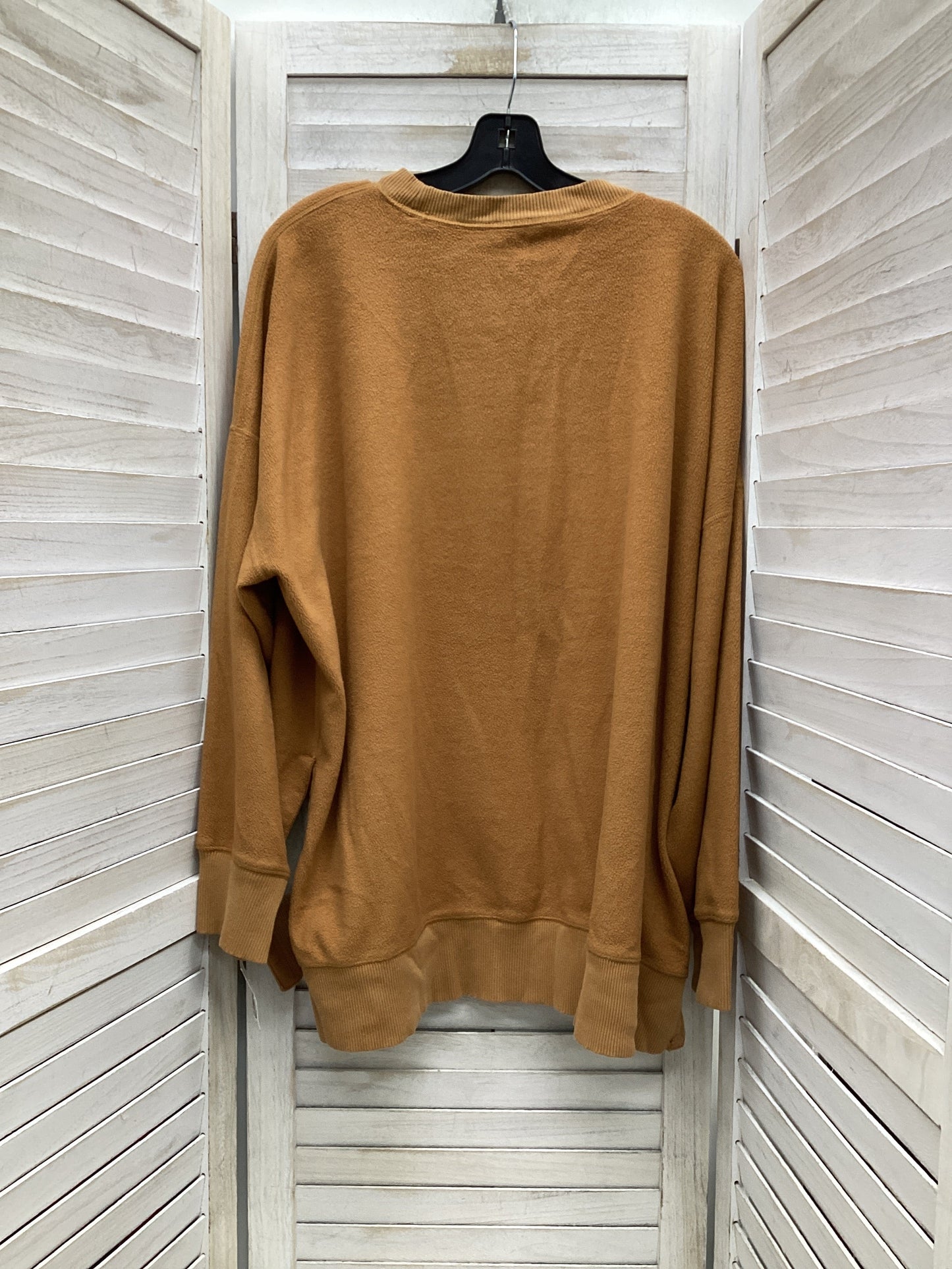 Sweatshirt Crewneck By Aerie In Brown, Size: Xl