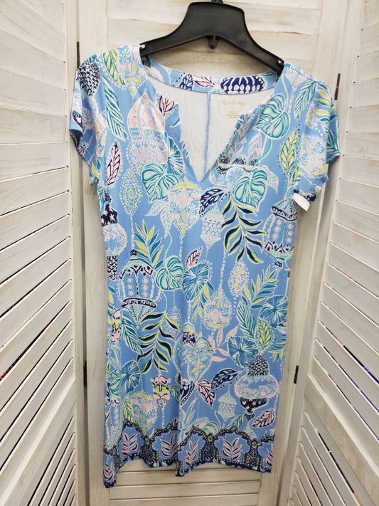 Blue Dress Casual Short Lilly Pulitzer, Size S