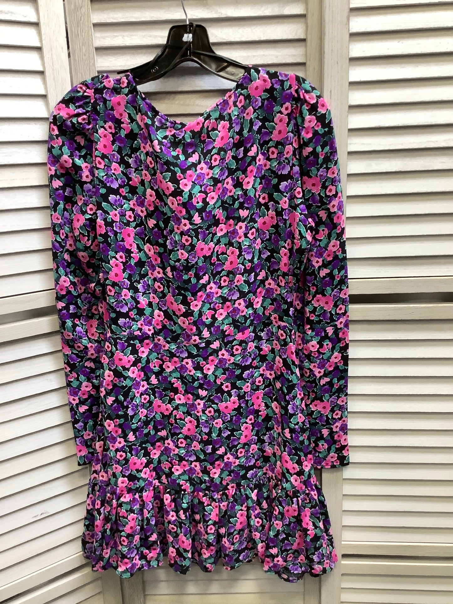 Floral Print Dress Casual Short Zara, Size M