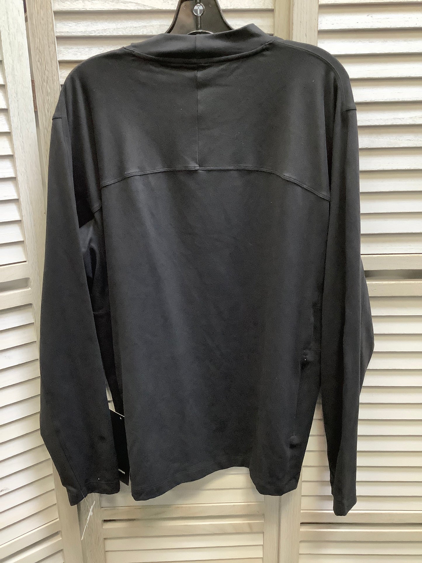 Black Athletic Sweatshirt Collar Lululemon, Size L