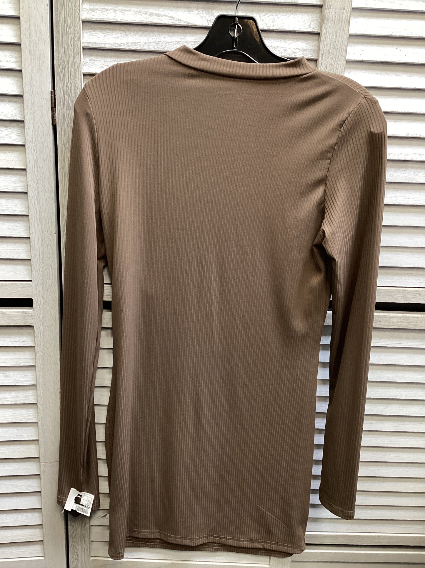 Dress Casual Midi By Shein In Tan, Size: L