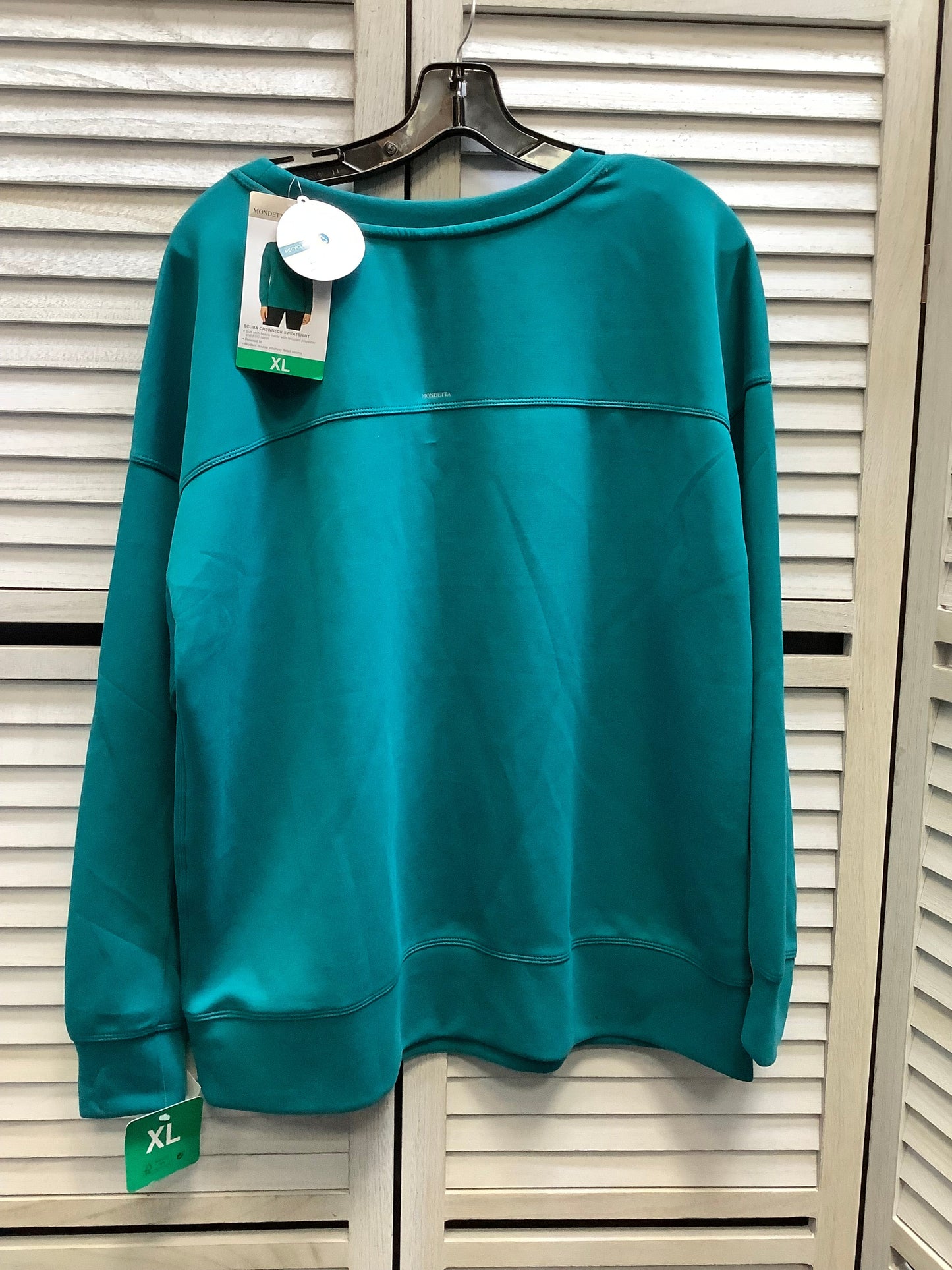 Sweatshirt Crewneck By Mondetta In Green, Size: Xl