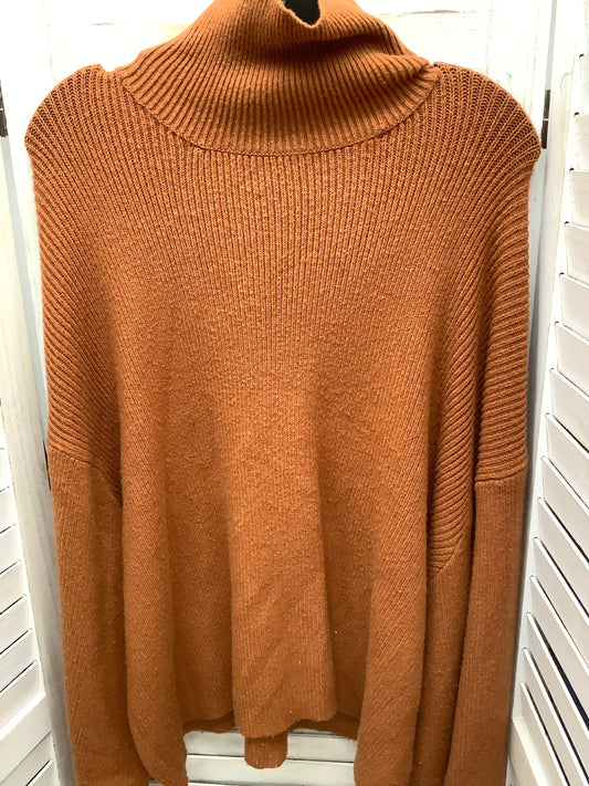 Sweater By Forever 21 In Orange, Size: 3x