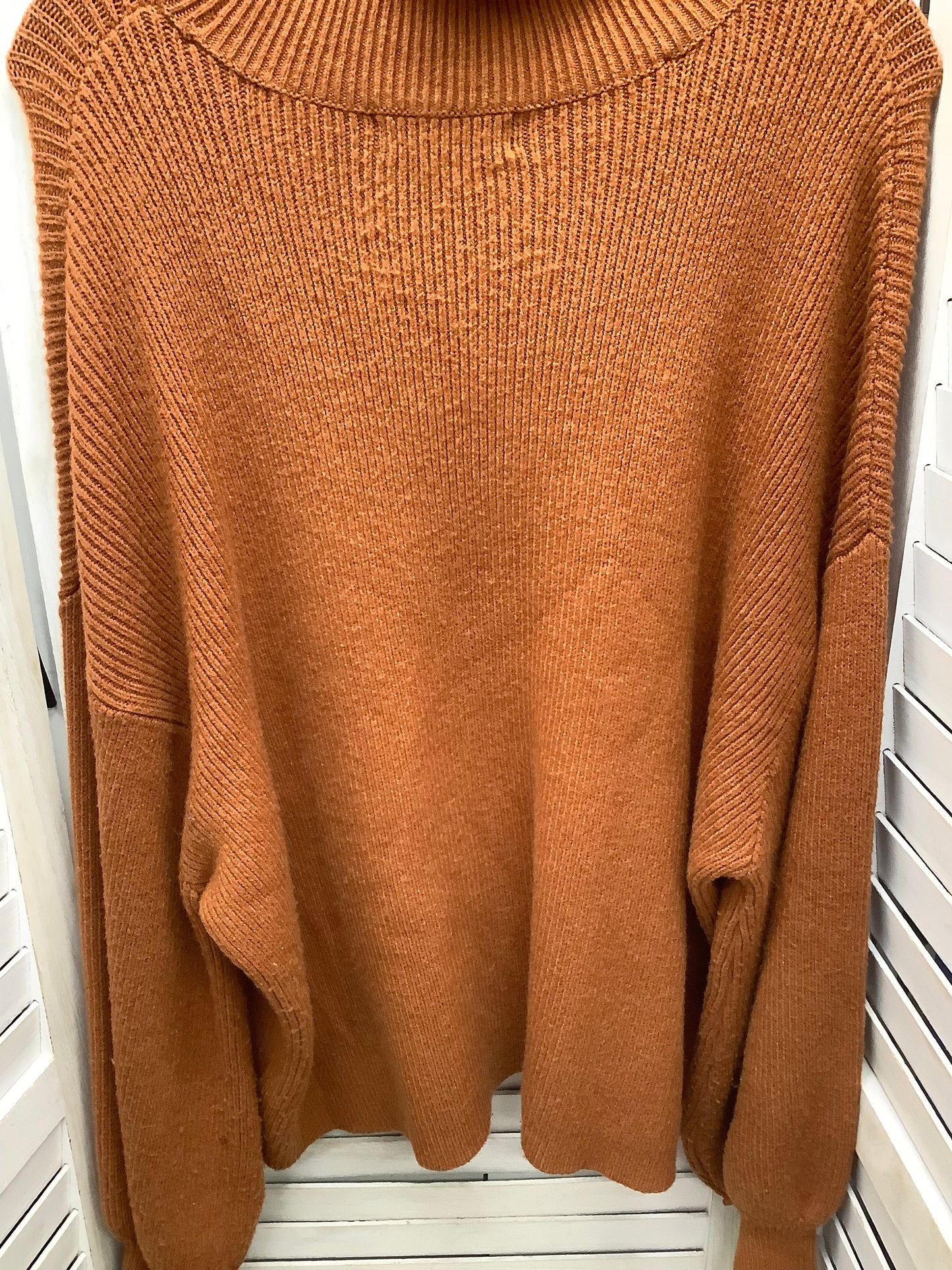 Sweater By Forever 21 In Orange, Size: 3x