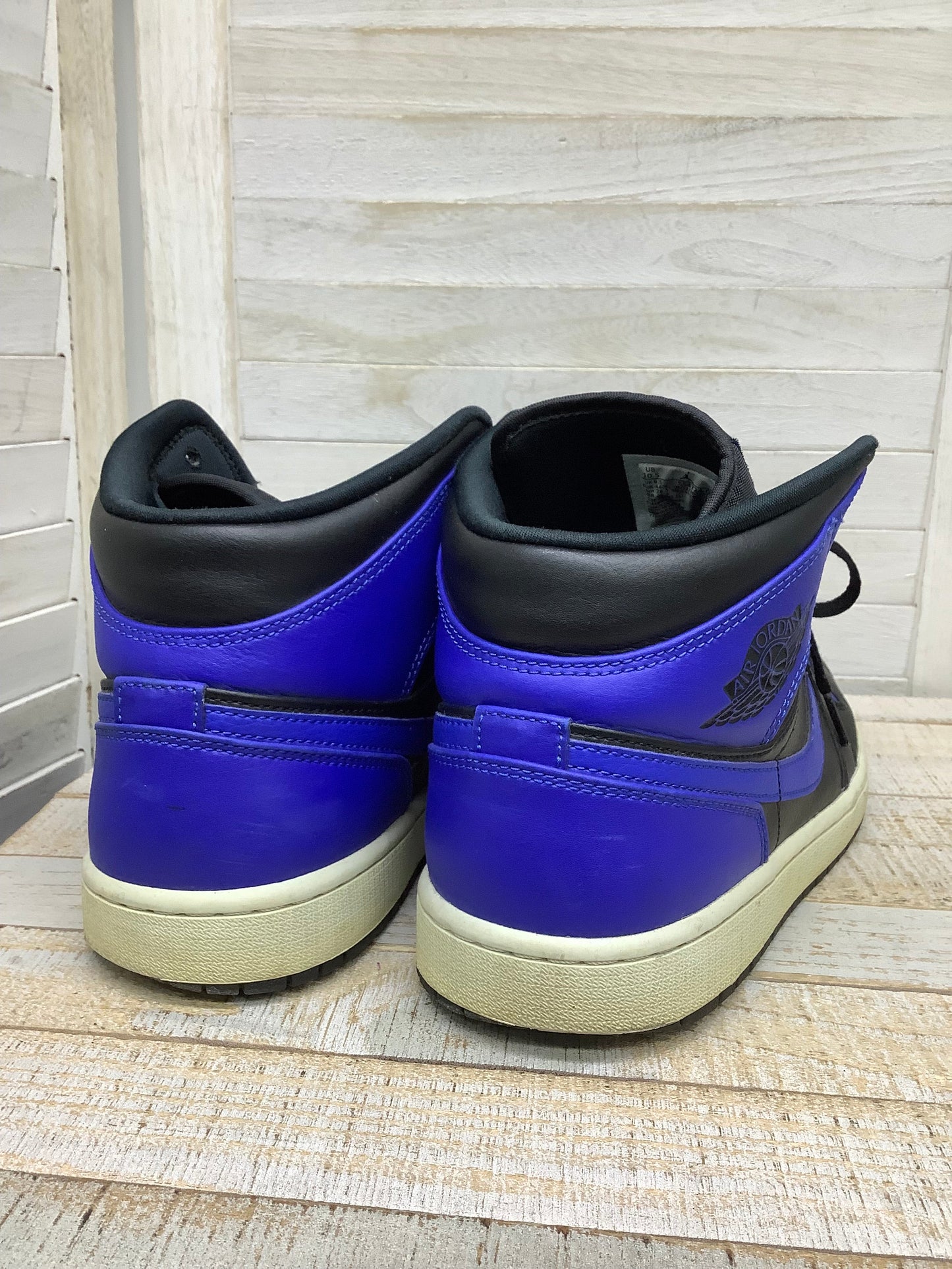 Shoes Sneakers By Nike In Black & Blue, Size: 10.5